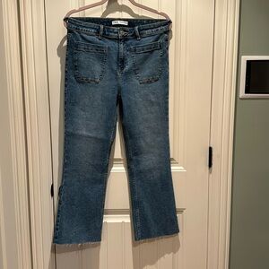 Zara cropped jeans